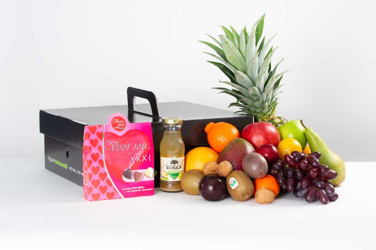 Fruitmand Groot Veel liefs fruitmand veel liefs groot