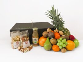 Fruitmand gezonde Noten pakket