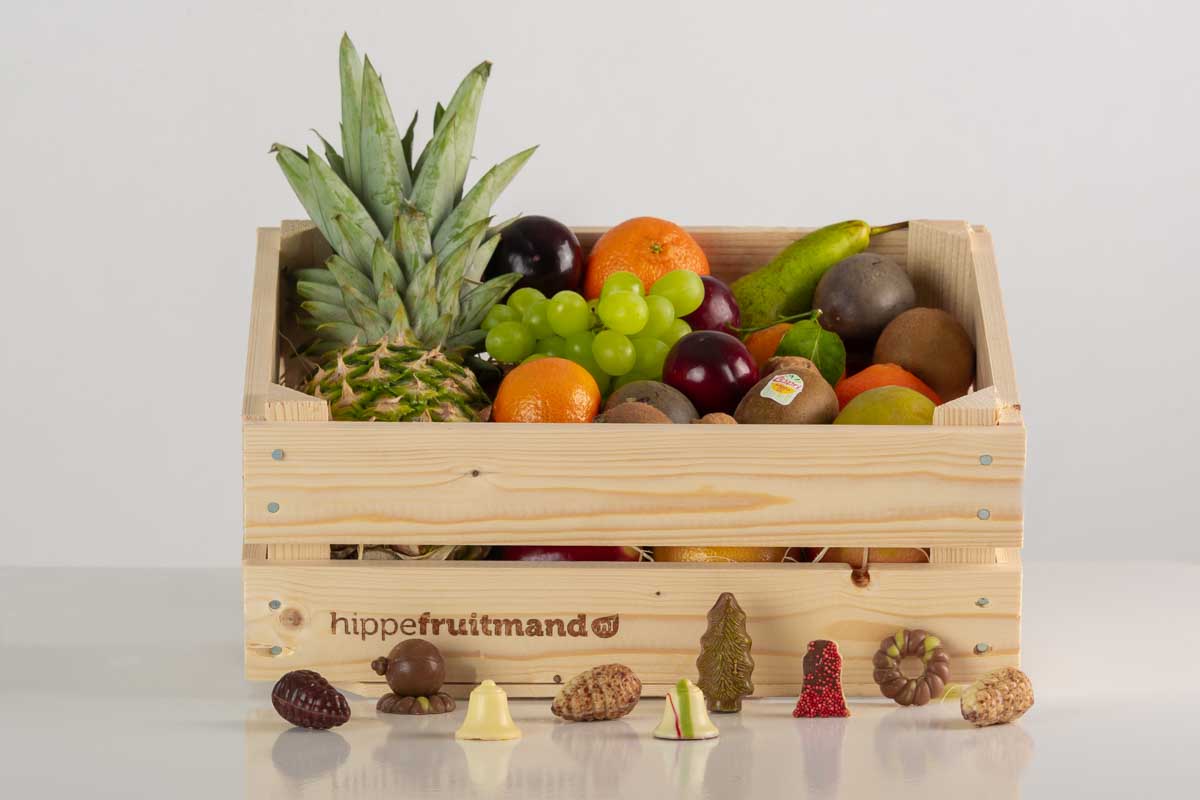Fruitkist Kerstgroot Fruitkis kerst