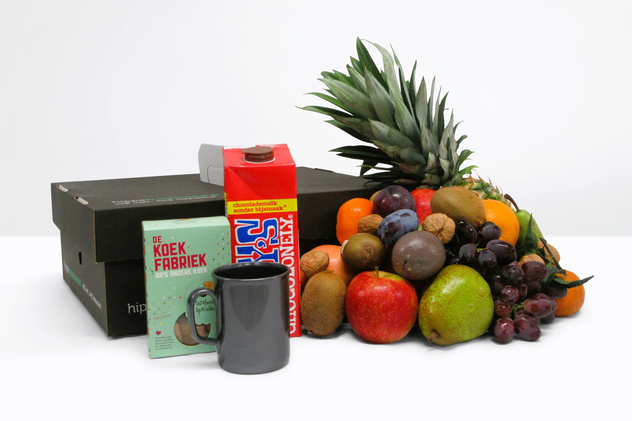 Hippefruitmand Groot Warm winter pakket Warme winter fruitmand
