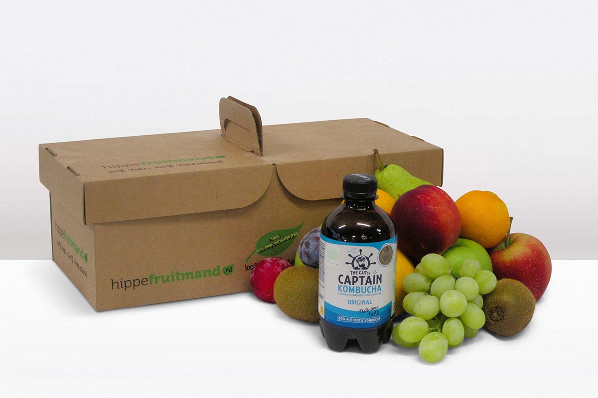 Fruitmand Puur natuur Kombucha original Fruitmand Puur Natuur Kombucha
